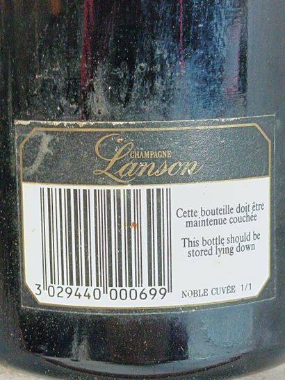 1 Bottle CHAMPAGNE LANSON Noble cuvée 19...