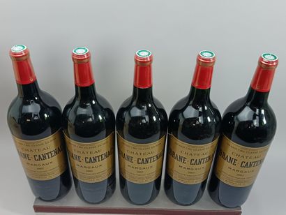 5 magnums Château BRANE CANTENAC 2003 - 3rd...