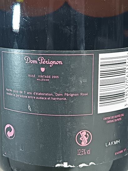 ** 2 Bottles CHAMPAGNE DOM PERIGNON Rosé...