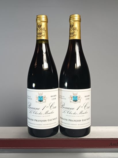 ** 2 Bouteilles BEAUNE 1er cru Le Clos des...