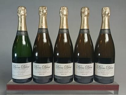 ** 5 Bouteilles CHAMPAGNE Pierre PETERS Grand...
