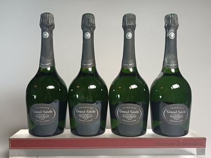 ** 4 Bottles CHAMPAGNE LAURENT PERRIER GRAND...