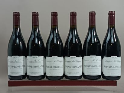 6 Bouteilles VOSNE ROMANÉE 2018 - Domaine...