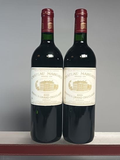 ** 2 Bottles Château MARGAUX 1999 - 1er Gcc...