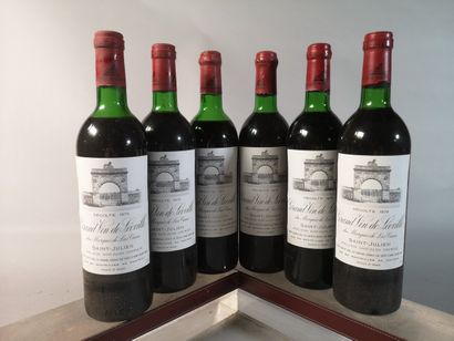 4 Bouteilles Château LEOVILLE LAS CASES 1978...