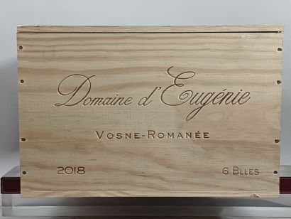 6 Bouteilles VOSNE ROMANÉE 2018 - Domaine...