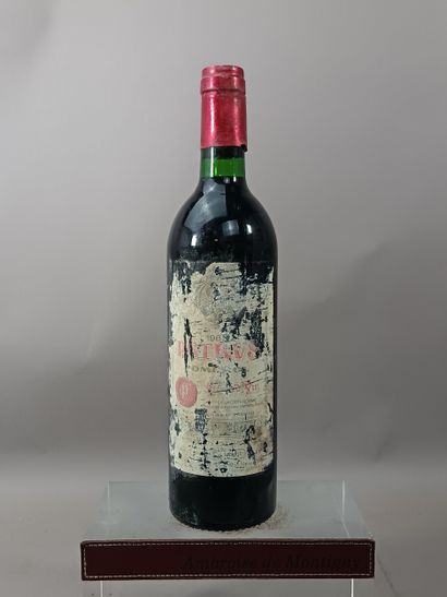 1 bottle PETRUS 1984 - Pomerol Label damaged....