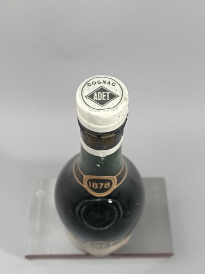 1 Bouteille COGNAC Fine Champagne 1878 ADET....