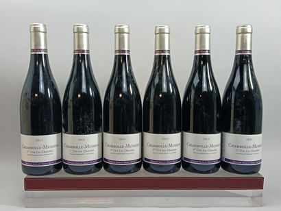 6 bottles CHAMBOLLE MUSIGNY 1er cru Les Chatelots...