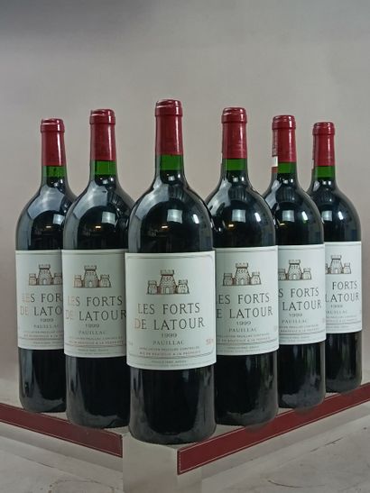 6 Magnums FORTS de LATOUR 1999 2nd vin de...
