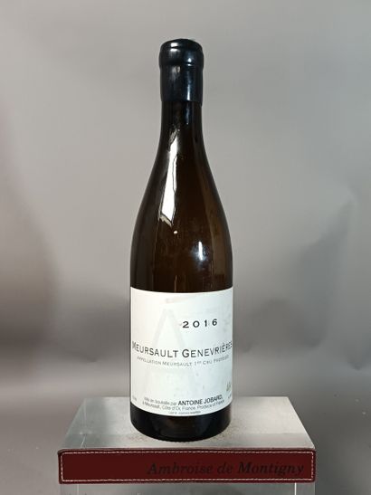 1 Bottle MEURSAULT 1er Cru Genevrières 2016...