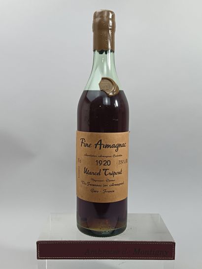 1 Bouteille Fine ARMAGNAC 1920 Marcel TR...