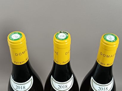 3 Bottles BÂTARD-MONTRACHET Grand Cru 2018...