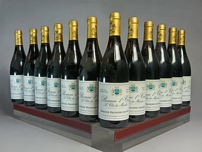 ** 12 Bouteilles BEAUNE 1er cru Le Clos des...