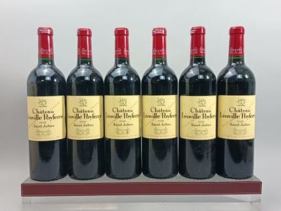 6 bouteilles Château LÉOVILLE POYFERRÉ 2008...