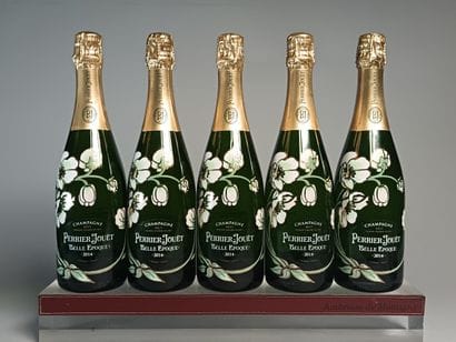 ** 5 Bottles CHAMPAGNE PERRIER JOUËT 