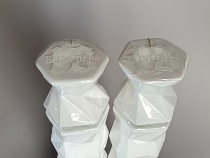 ** 2 Bouteilles VODKA BELVEDERE 