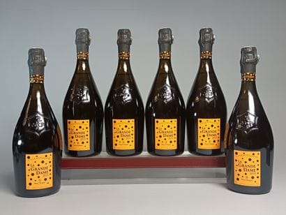 ** 6 Bottles CHAMPAGNE Veuve CLICQUOT 