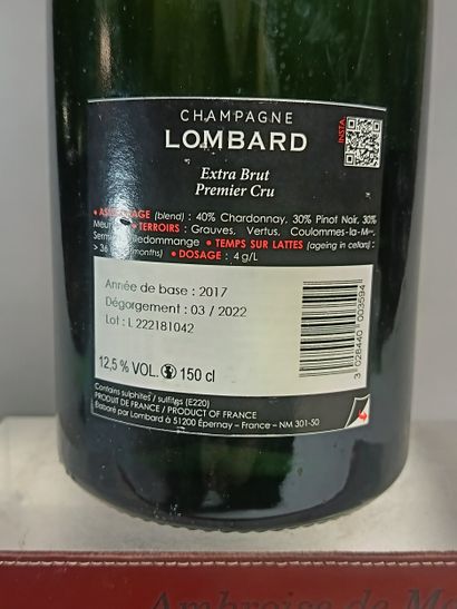 ** 1 Magnum CHAMPAGNE LOMBARD Extra Brut...