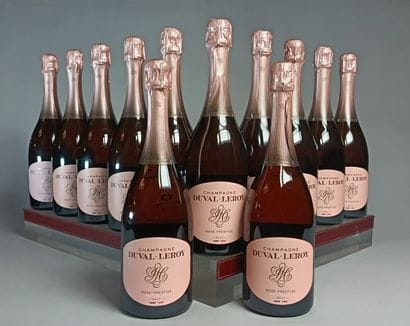 ** 6 Bottles CHAMPAGNE DUVAL- LEROY 1er cru...