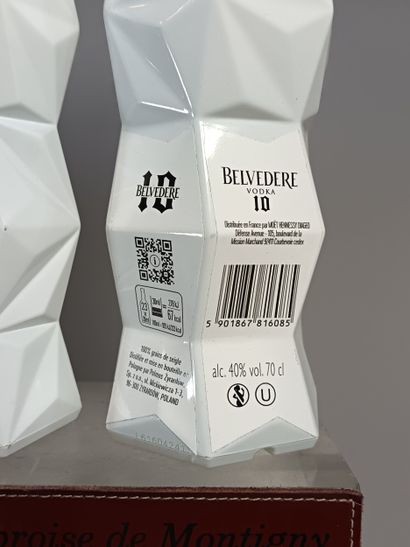 ** 2 Bouteilles VODKA BELVEDERE 