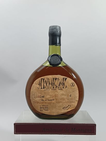 1 Bouteille ARMAGNAC Hors d'Age 1960 Marcel...
