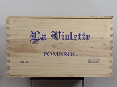 6 Bouteilles Château La VIOLETTE 2012 - Pomerol...