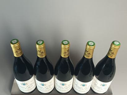 ** 5 Bouteilles BEAUNE 1er cru Le Clos des...