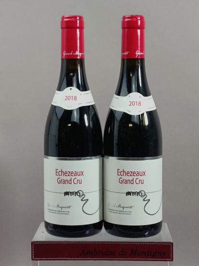 2 Bouteilles ECHEZEAUX Grand Cru 2018 - Gérard...