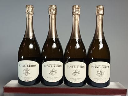 ** 4 Bottles CHAMPAGNE DUVAL- LEROY Grand...