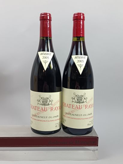 2 bouteilles CHÂTEAUNEUF du PAPE 2005 - Château...