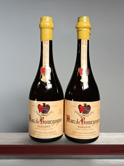** 2 Bouteilles MARC de BOURGOGNE - CAPTAIN...