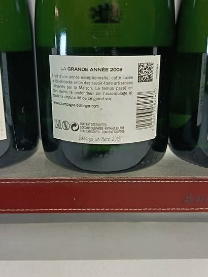 ** 4 Bottles CHAMPAGNE BOLLINGER 