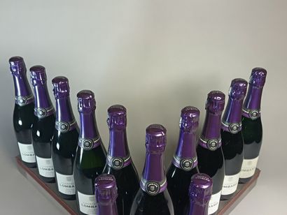 ** 12 Bottles CHAMPAGNE LOMBARD Extra Brut...