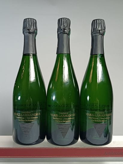 ** 3 Bouteilles CHAMPAGNE WARIS LARMANDIER...