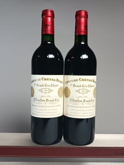 ** 2 Bottles Château CHEVAL BLANC 1999 -...