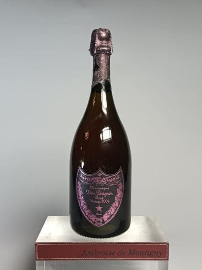 ** 1 Bottle CHAMPAGNE DOM PERIGNON Rosé 2004...