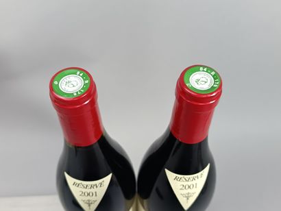 2 bouteilles CHÂTEAUNEUF du PAPE 2001 - Château...