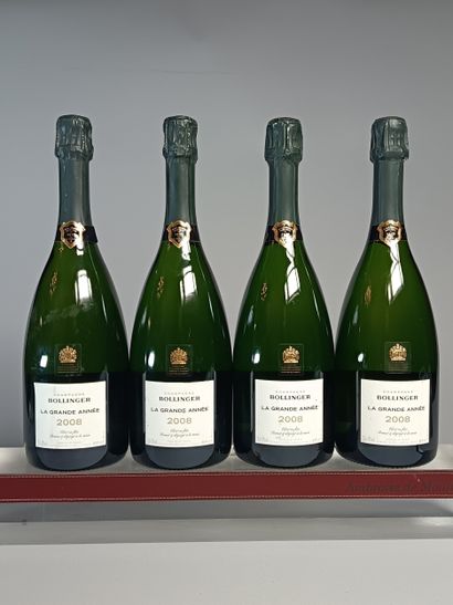 ** 4 Bottles CHAMPAGNE BOLLINGER 