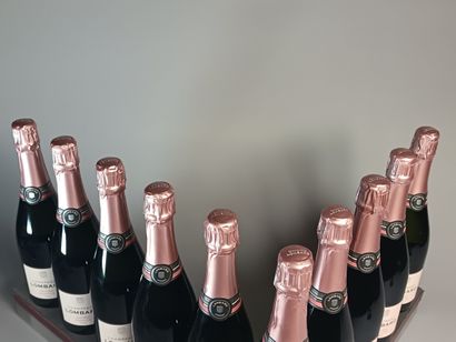 ** 10 Bouteilles CHAMPAGNE LOMBARD Extra...