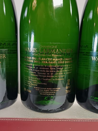 ** 3 Bouteilles CHAMPAGNE WARIS LARMANDIER...