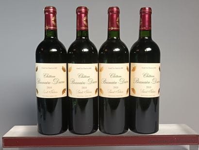 ** 4 Bottles Château BRANAIRE DUCRU 2010...