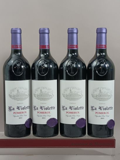 4 Bouteilles Château La VIOLETTE 2013 - ...
