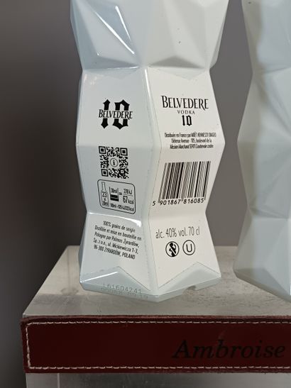 ** 2 Bouteilles VODKA BELVEDERE 