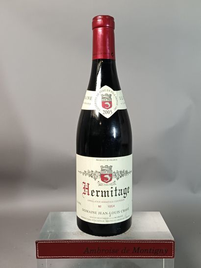 1 Bouteille HERMITAGE 2005 - J.L. CHAVE Étiquette...
