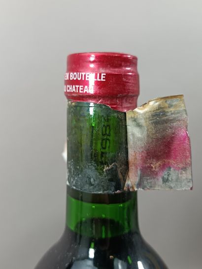 1 bottle PETRUS 1984 - Pomerol Label damaged....