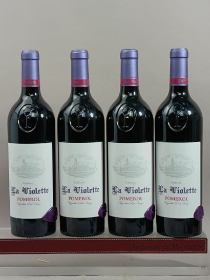 4 Bouteilles Château La VIOLETTE 2018 - ...