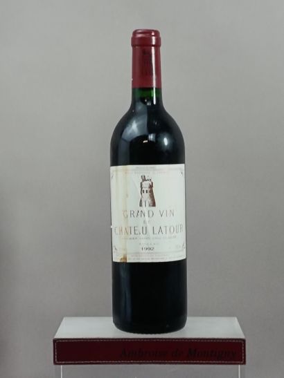 1 Bottle Château LATOUR 1992 - 1er Gcc Pauillac...