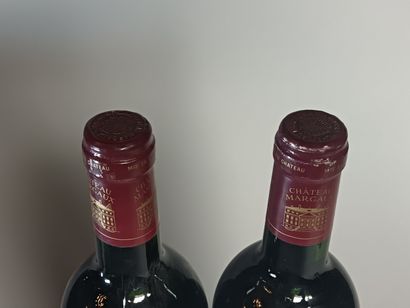 ** 2 Bottles Château MARGAUX 1999 - 1er Gcc...