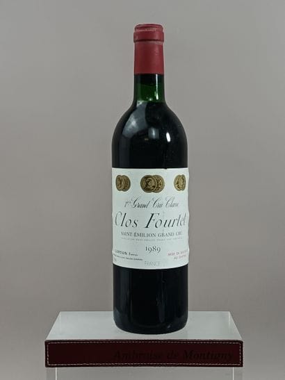 1 Bottle CLOS FOURTET 1989 - 1er Gcc Saint...